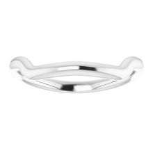 Charger l'image dans la galerie, Sterling Silver Band for 12x10 mm Emerald Ring
