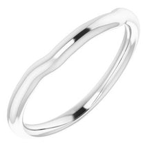 Load image into Gallery viewer, Sterling Silver Band for 7 mm Cushion Ring
