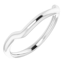 Load image into Gallery viewer, Sterling Silver Band for 11x9 mm Emerald Ring
