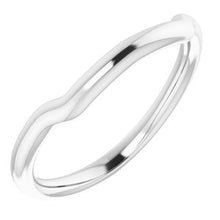 Load image into Gallery viewer, Sterling Silver Band for 8 mm Square Ring
