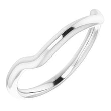 Charger l'image dans la galerie, Sterling Silver Band for 12x10 mm Emerald Ring
