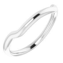 Load image into Gallery viewer, Sterling Silver Band for 10 mm Square Ring
