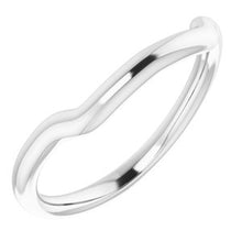 Load image into Gallery viewer, Sterling Silver Band for 10x8 mm Emerald Ring
