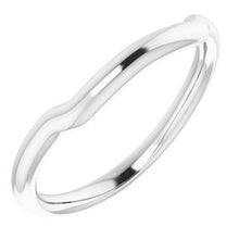 Load image into Gallery viewer, Sterling Silver Band for 7.5 mm Square Ring
