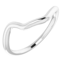 Charger l'image dans la galerie, Sterling Silver Band for 6x4 mm Emerald Ring
