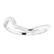 Charger l'image dans la galerie, Sterling Silver Band for 6x4 mm Emerald Ring
