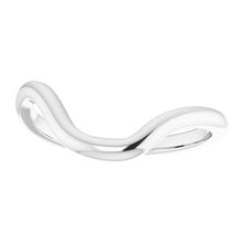 Load image into Gallery viewer, Sterling Silver Band for 7 mm Cushion Ring
