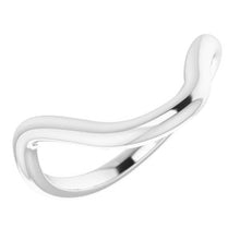 Load image into Gallery viewer, Sterling Silver Band for 9 mm Cushion Ring
