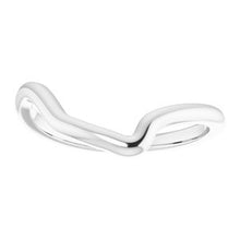 Load image into Gallery viewer, Sterling Silver Band for 6 mm Square Ring
