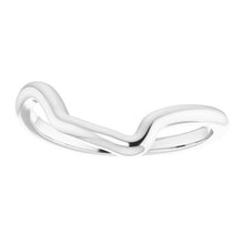 Charger l'image dans la galerie, Sterling Silver Band for 5.5 mm Square Ring
