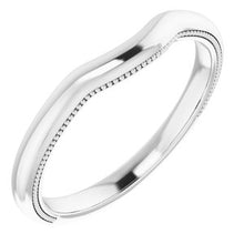 Load image into Gallery viewer, Sterling Silver  9.4 mm Round Wedding Band
