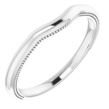 Load image into Gallery viewer, Sterling Silver  9x7 mm Oval Wedding Band
