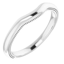 Load image into Gallery viewer, Sterling Silver  9 mm Cushion Wedding Band
