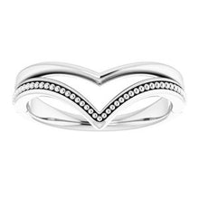 Load image into Gallery viewer, Beaded V Ring 

