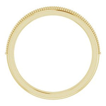 Charger l&#39;image dans la galerie, 14K jaune 3 mm rond 9/10 CTW diamant anniversaire bande
