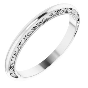 Sterling Silver Matching Band
