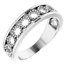 Load image into Gallery viewer, Sterling Silver Geometric Stackable Ring
