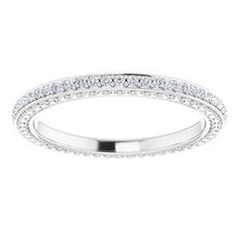 Charger l&#39;image dans la galerie, 14K White 3/4 CTW Diamond Eternity Band Taille 7
