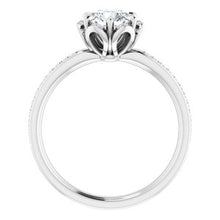 Load image into Gallery viewer, 10K White 9/10 CTW Diamond Engagement Ring
