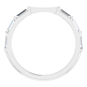 Bande de diamant blanc 1/2 CTW 14K