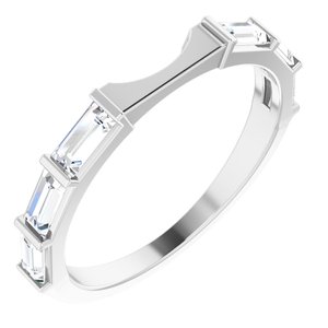 Bande de diamant blanc 1/2 CTW 14K