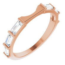 Load image into Gallery viewer, 14K Rose 1/2 CTW Diamond Band
