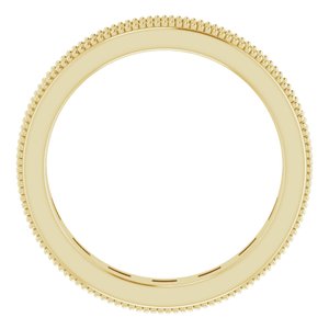 14K Jaune 3/4 CTW Diamond Eternity Band Taille 7