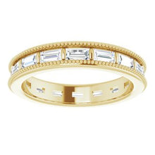 Charger l&#39;image dans la galerie, 14K Jaune 3/4 CTW Diamond Eternity Band Taille 7
