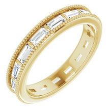 Charger l&#39;image dans la galerie, 14K Jaune 3/4 CTW Diamond Eternity Band Taille 7
