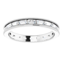 Charger l&#39;image dans la galerie, 14K White 3/4 CTW Diamond Eternity Band Taille 7
