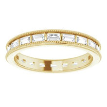 Load image into Gallery viewer, 14K Yellow 1 1/6 CTW Diamond Eternity Band Size 7
