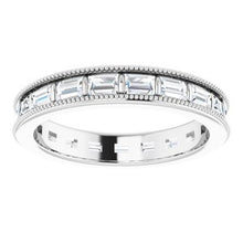 Load image into Gallery viewer, Platinum 1 1/2 CTW Diamond Eternity Band Size 7
