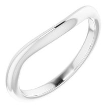 Load image into Gallery viewer, Sterling Silver Band for 10x7 mm Pear Ring
