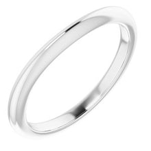 Load image into Gallery viewer, Sterling Silver Band for 6 mm Asscher Ring
