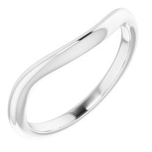 Load image into Gallery viewer, Sterling Silver Band for 12x6 mm Marquise Ring
