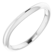 Charger l'image dans la galerie, Sterling Silver Band for 12 mm Cushion Ring
