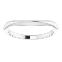 Load image into Gallery viewer, Sterling Silver Band for 6x6 mm Heart Ring
