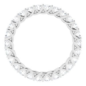 Platinum 1 1/2 CTW Diamond Eternity Band