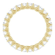 Load image into Gallery viewer, 14K Yellow 1 1/2 CTW Diamond Eternity Band
