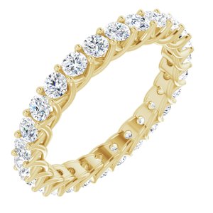 14K Yellow 1 1/2 CTW Diamond Eternity Band