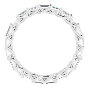 Platinum 3/4 CTW Diamond Eternity Band