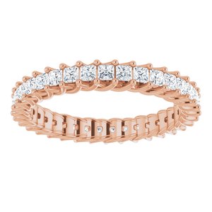 14K Rose 1 1/6 CTW Diamond Eternity Band