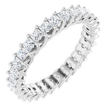 Load image into Gallery viewer, Platinum 1 1/2 CTW Diamond Eternity Band
