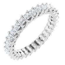 Load image into Gallery viewer, 14K White 1 1/2 CTW Diamond Eternity Band
