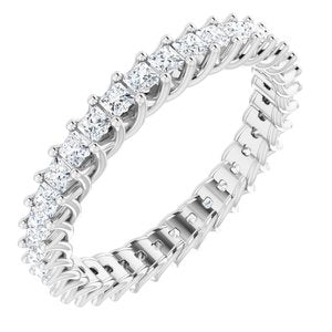 Bracelet d'éternité en diamant 14K blanc 1 1/6 CTW
