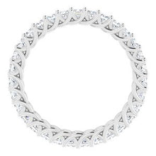 Load image into Gallery viewer, Platinum 1 1/2 CTW Diamond Eternity Band
