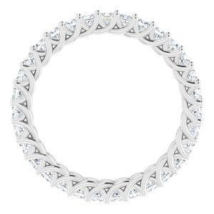 Bracelet d'éternité en platine 1 1/2 CTW Diamond