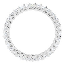 Load image into Gallery viewer, 14K White 1 1/2 CTW Diamond Eternity Band
