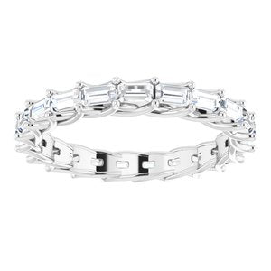 Platinum 3/4 CTW Diamond Eternity Band