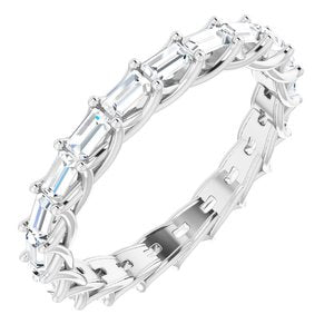Platinum 3/4 CTW Diamond Eternity Band